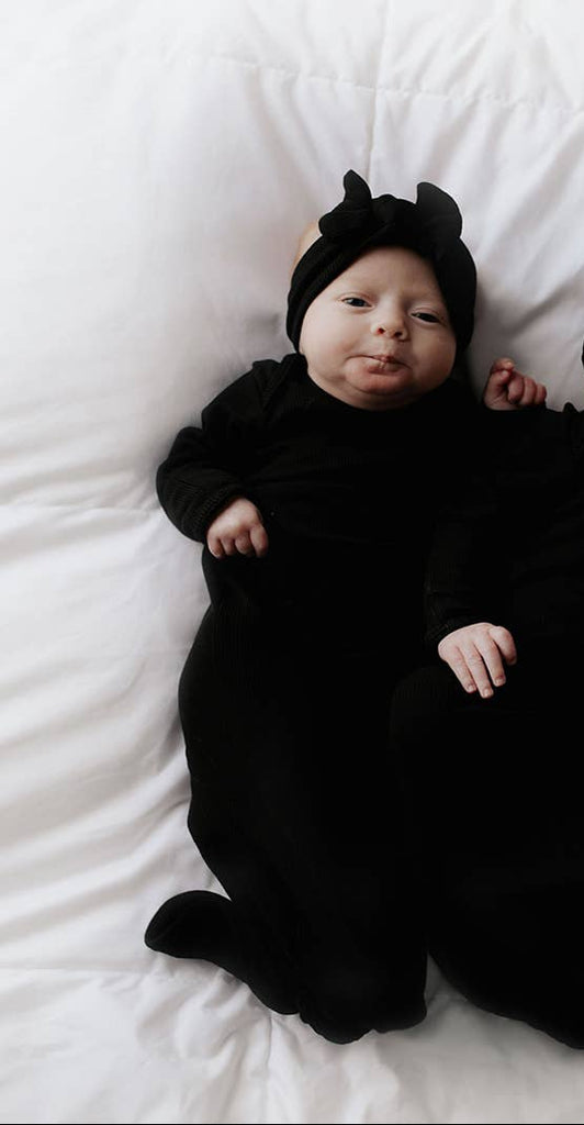 black gown on a white background