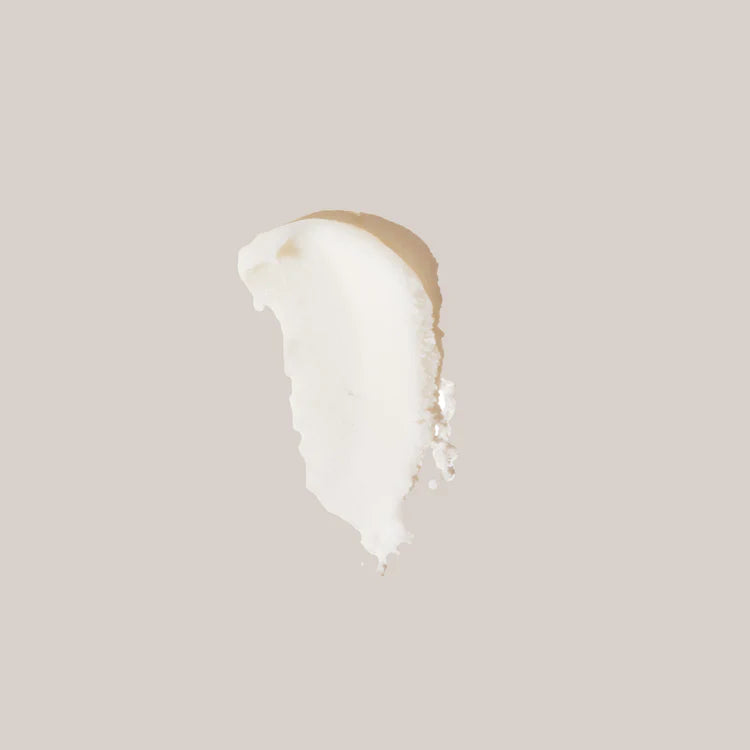 White jellyfish-like sculpture on a beige background