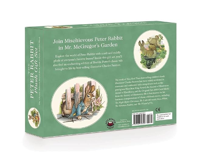 Peter Rabbit Gift set on a white background