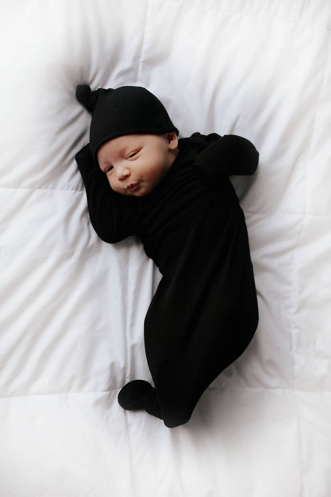 black gown on a white background