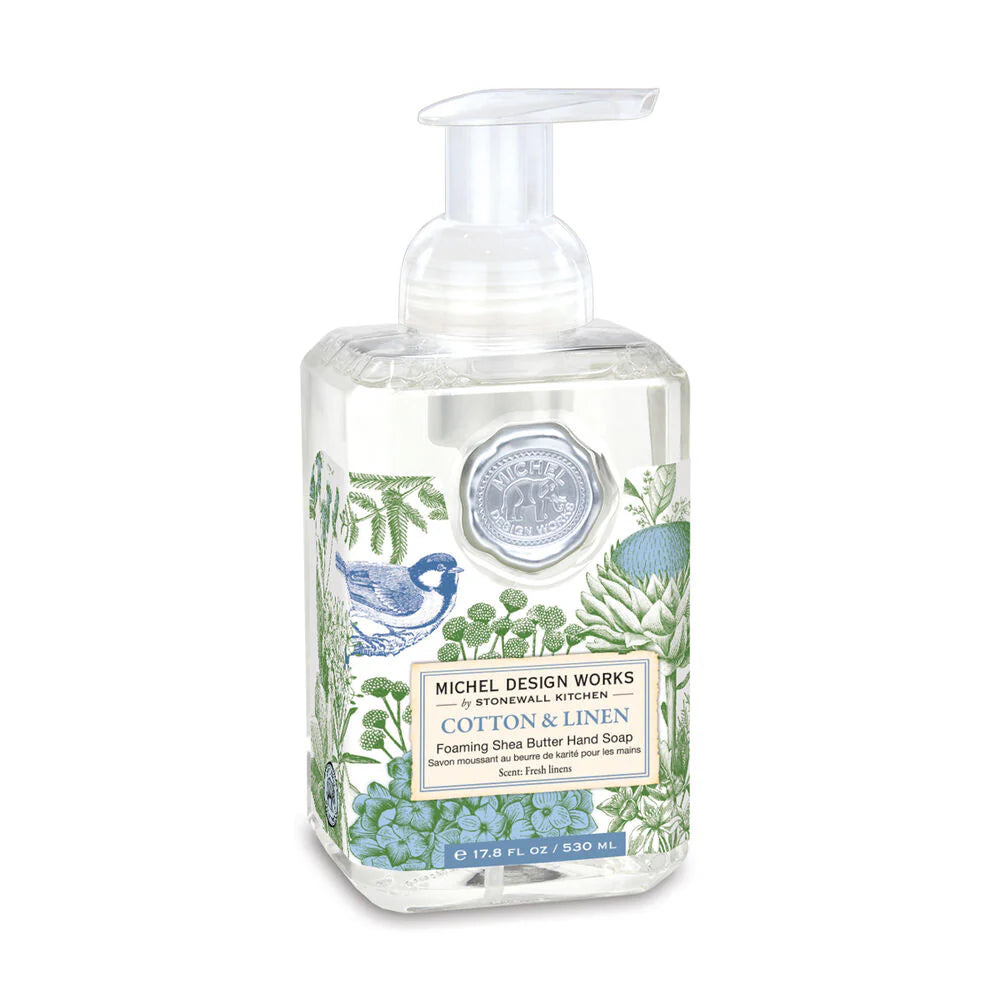 Cotton & Linen Foaming Hand Soap on a white background