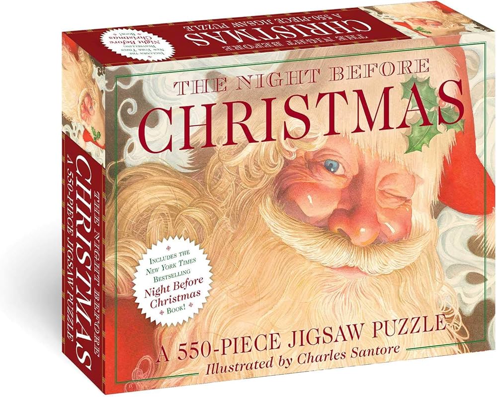 The night Before Christmas jigsaw puzzle on a white background