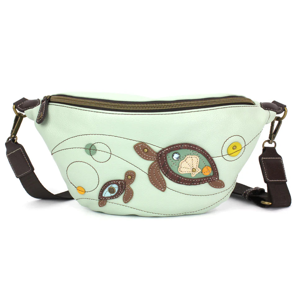 Turtles Fanny Pack on a white background