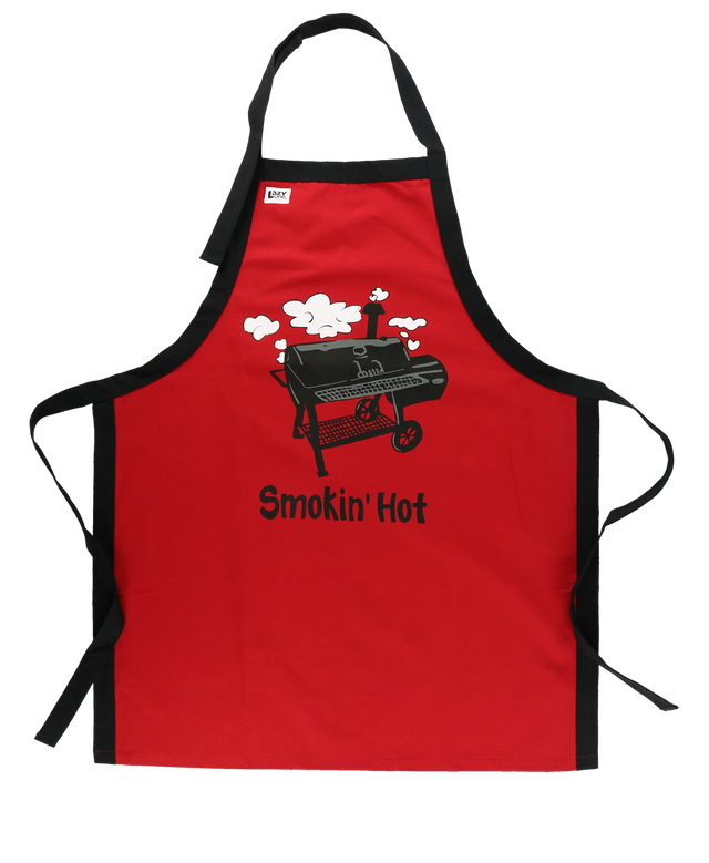 smokin hot apron on a white background