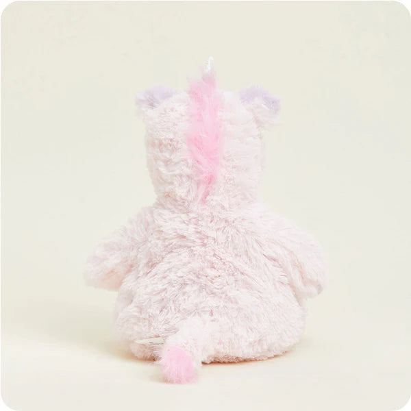 Plush toy with pastel colors on a light background