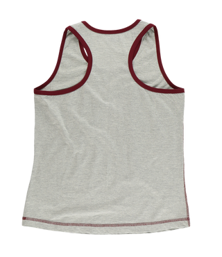 lazy one moose women's tank on a white background