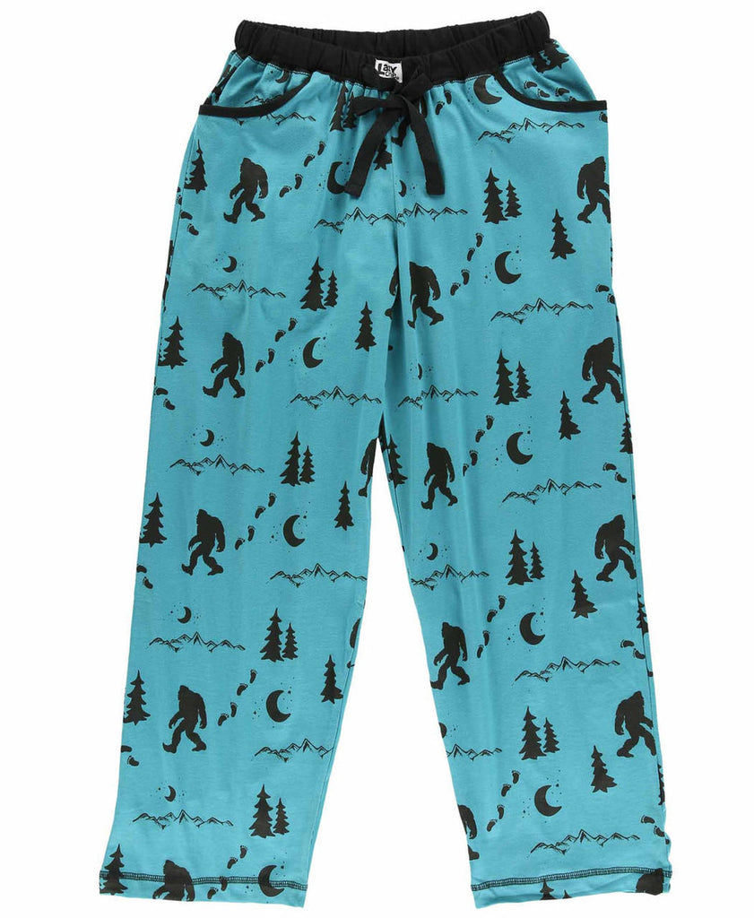 bigfoot scene pj pant on a white background