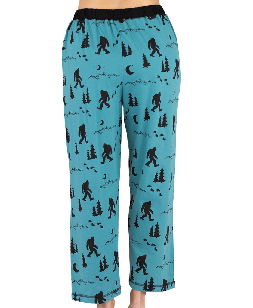 bigfoot scene pj pant on a white background