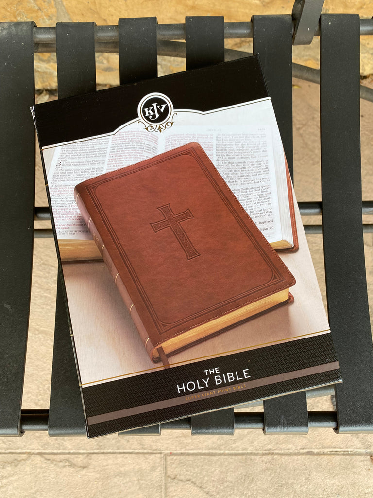 KJV Cross Super Giant Print Bible