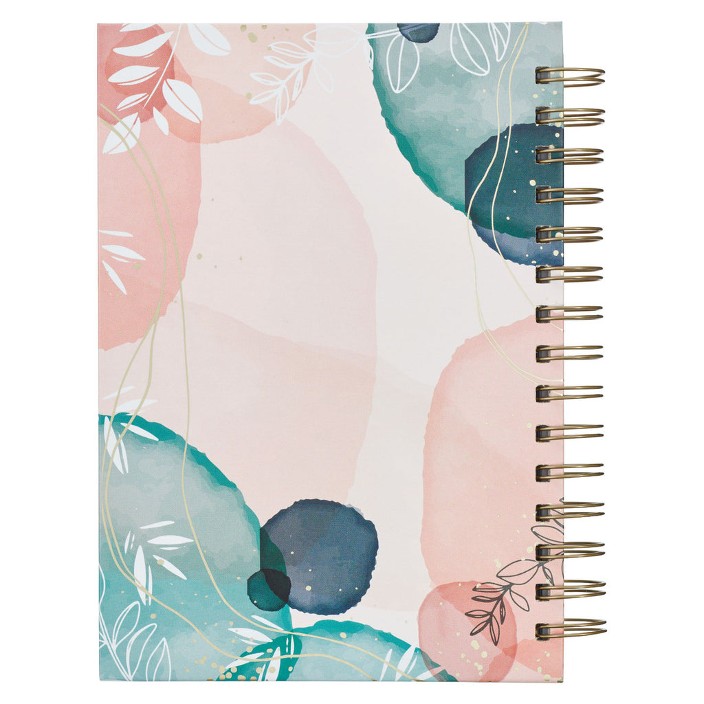 wirebound journal on a white background