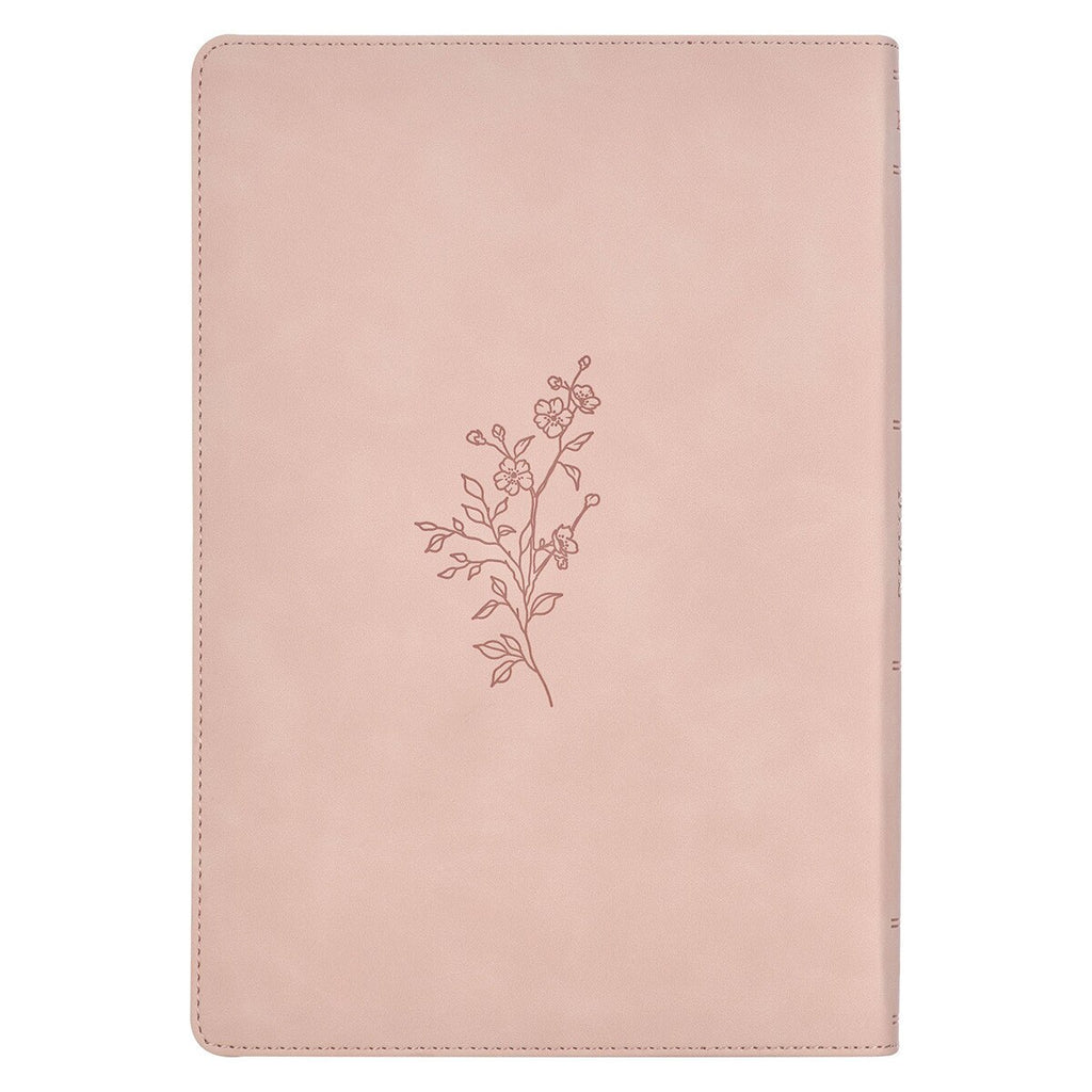 Pink case with floral design on a white background
