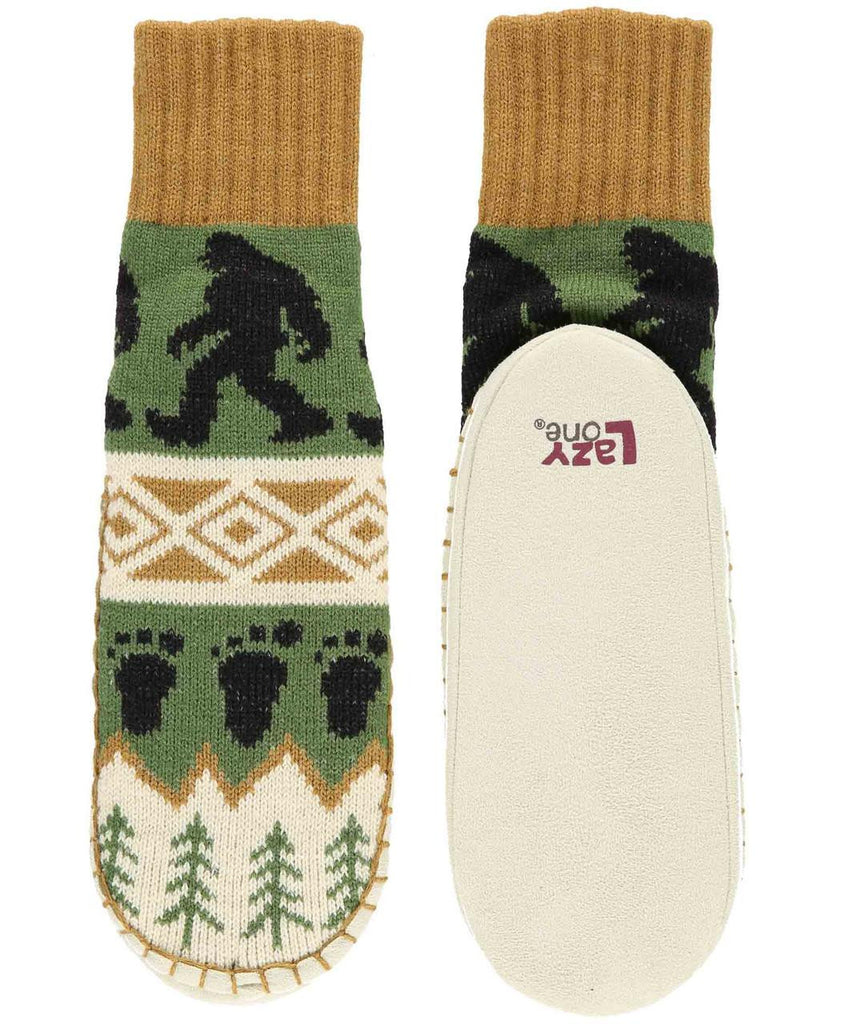 sasquatch mukluk on a white background