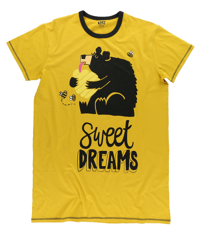 sweet dreams nightgown on a white background
