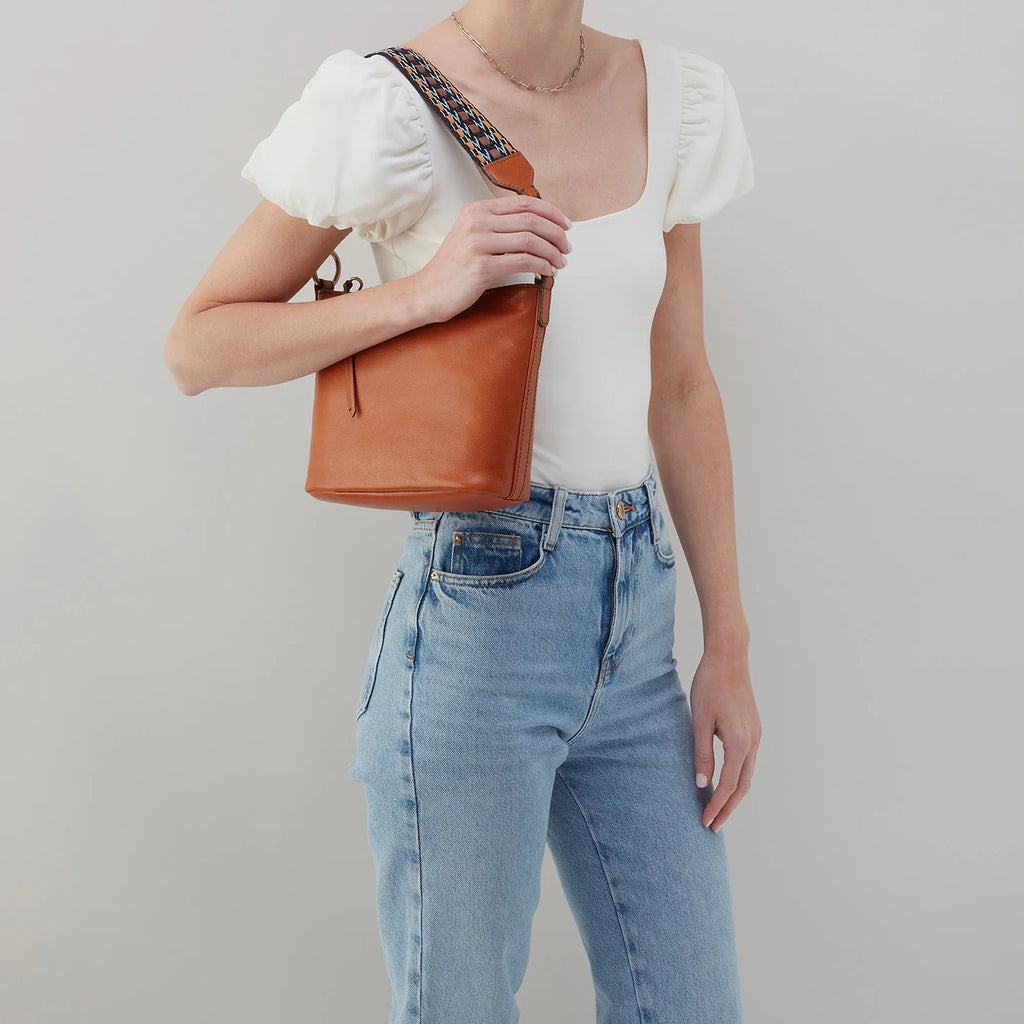 hobo belle convertible shoulder bag on a white background