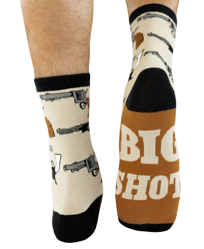 big shot socks on a white background