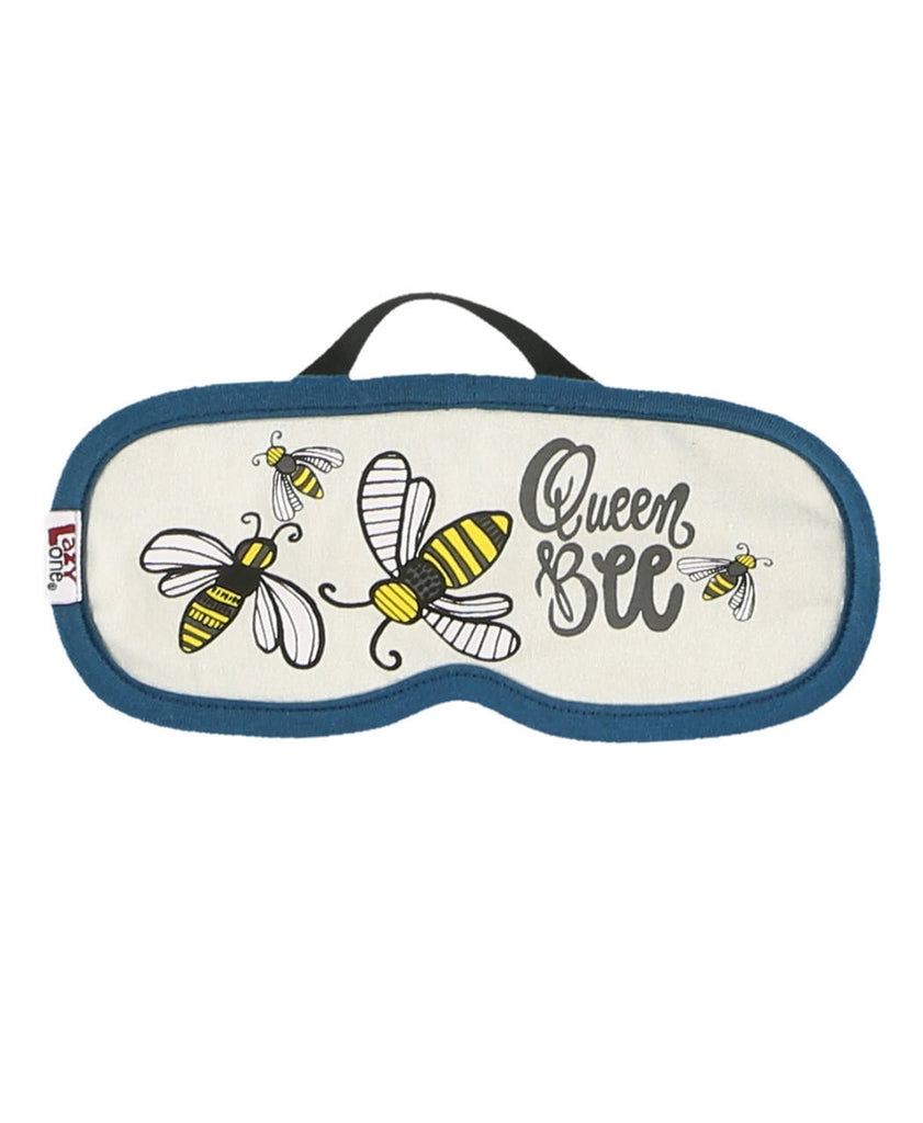 queen bee sleep mask on a white background