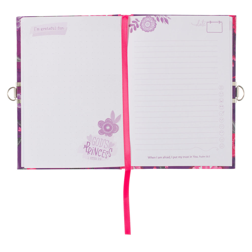 chosed loved beautiful diary on a white background