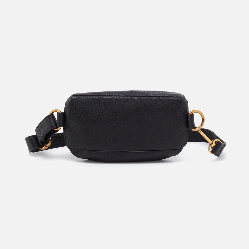 fern belt bag in black on a white background