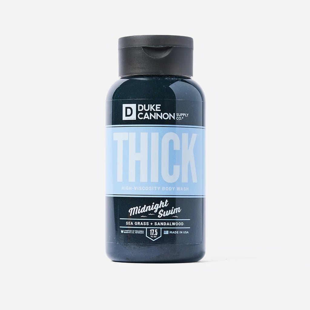 duke cannon thick body wash on a white background