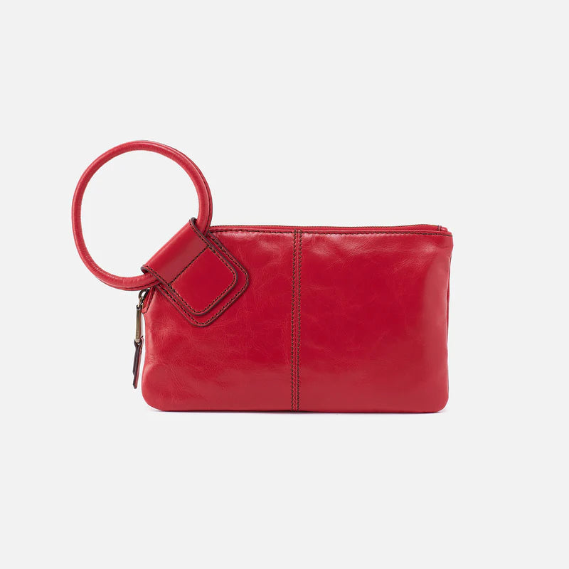 hobo sable clutch on a white background