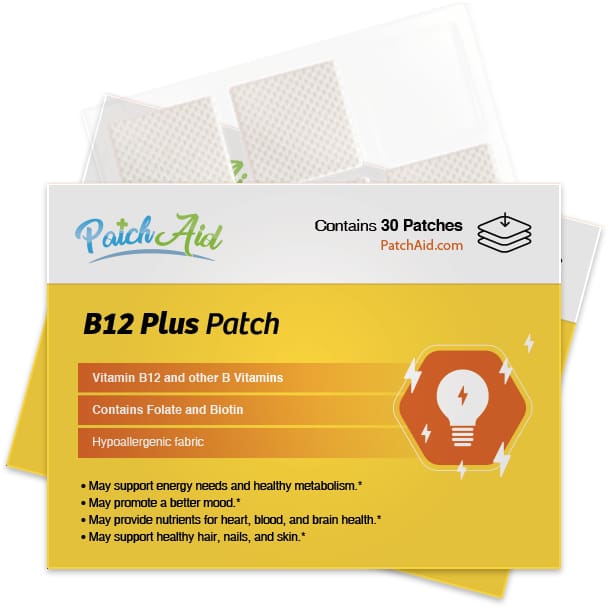 patch aid b12 patches on a white background