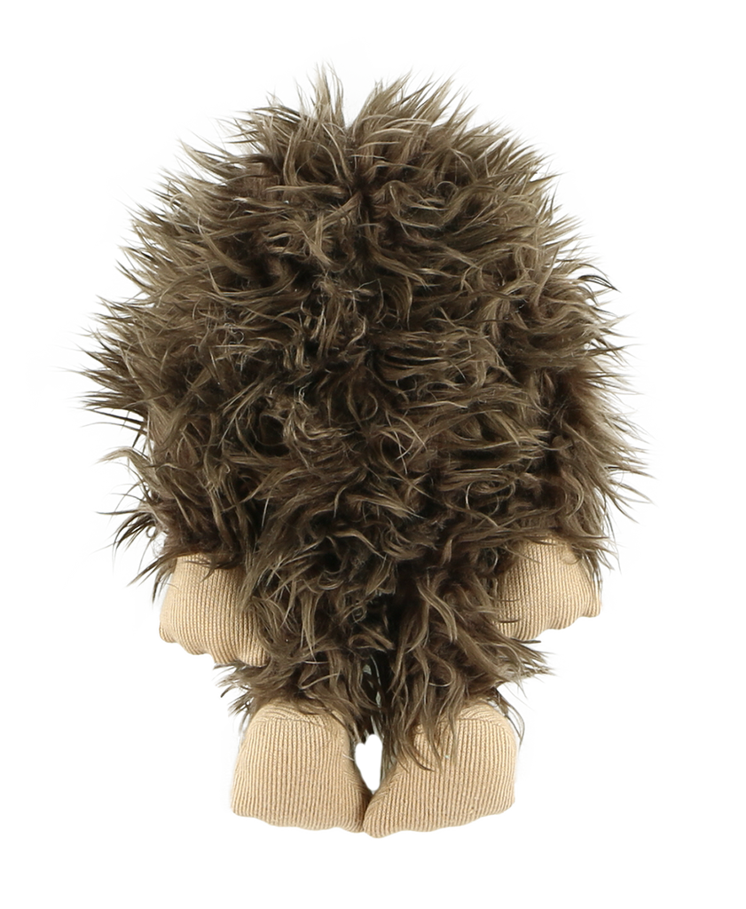 lazy one Bigfoot stuffed animal on a white background