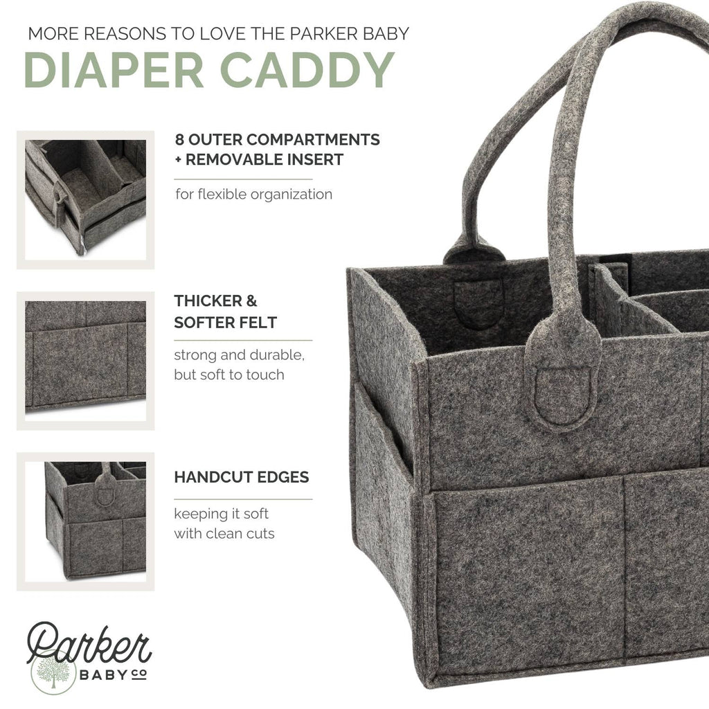 diaper caddy on a white background