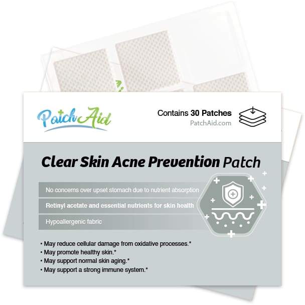 patch aid clear skin acne prevention patch on a white background