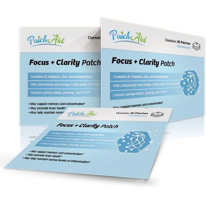 patch aid focus and clarity patch on a white background