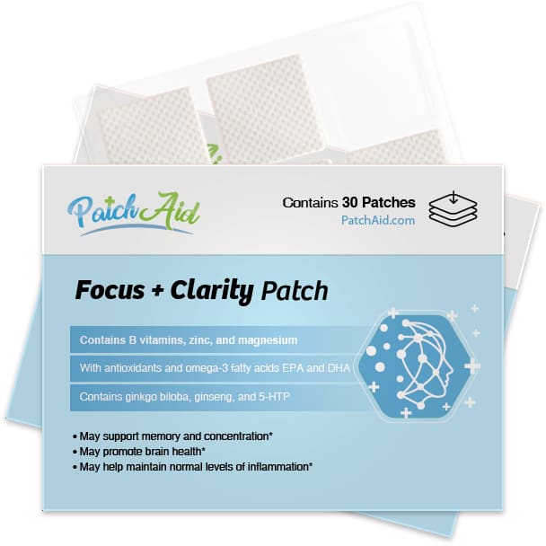 patch aid focus and clarity patch on a white background