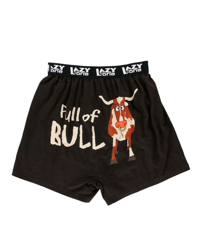 lazy one full of bull boxers on a white background