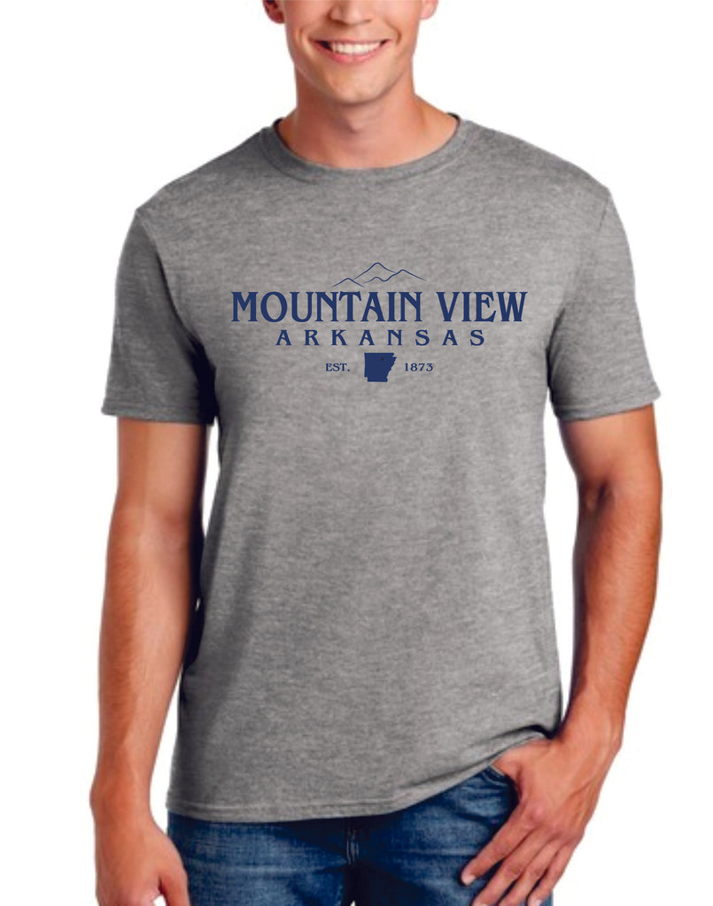 mountain view est tee on a white backgroung