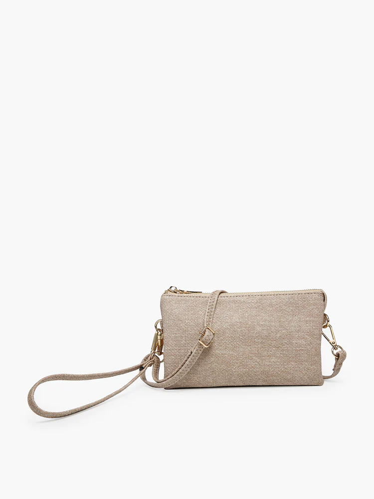 Jen and co riley crossbody bag on a white background