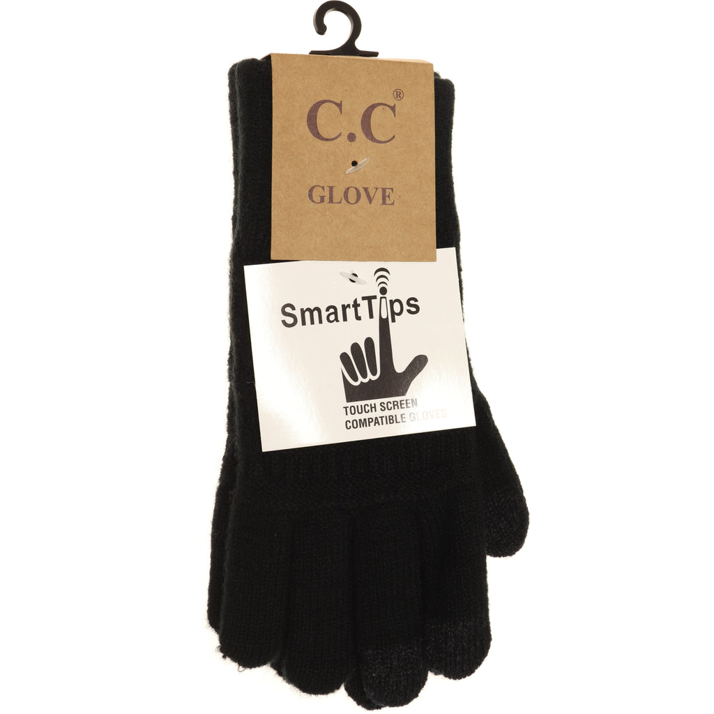 cc smart tip gloves on a white background