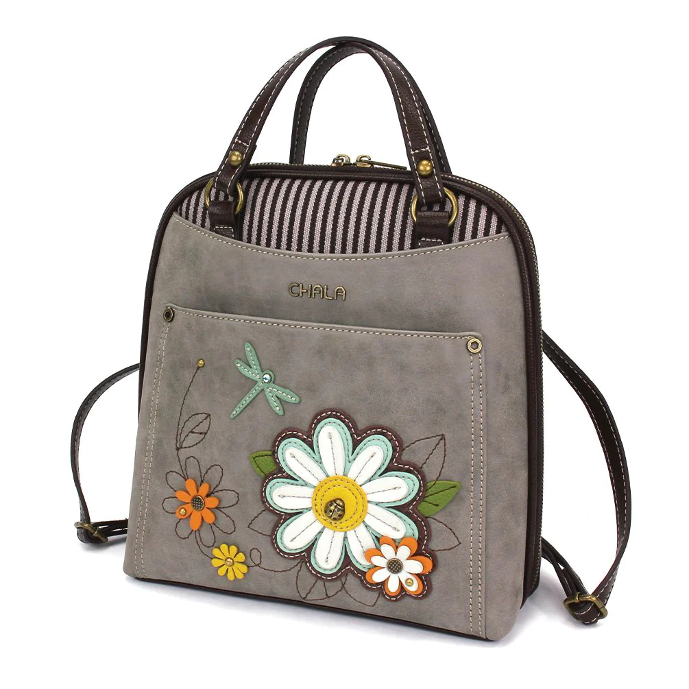chala daisy backpack on a white background