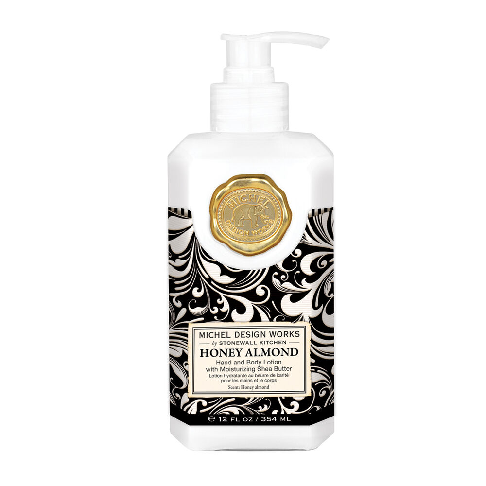 michel design works body lotion on a white background