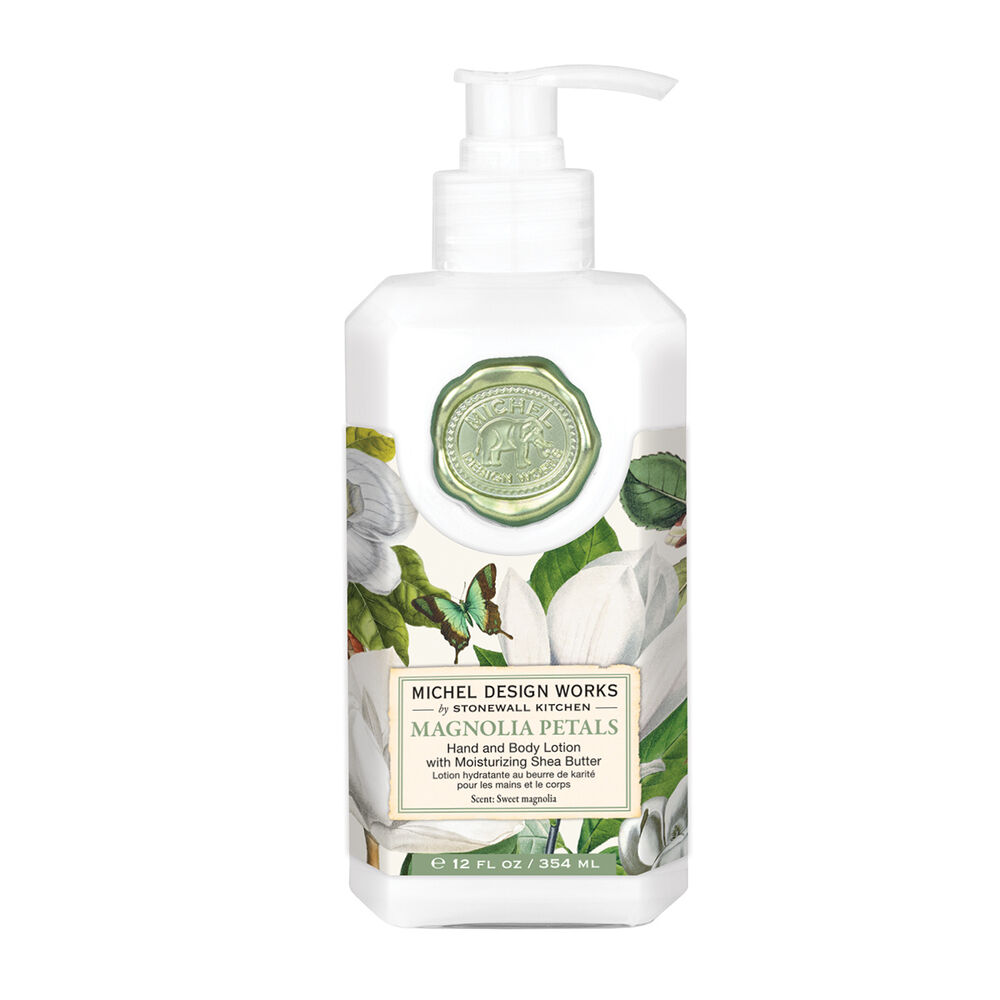 michel design works body lotion on a white background