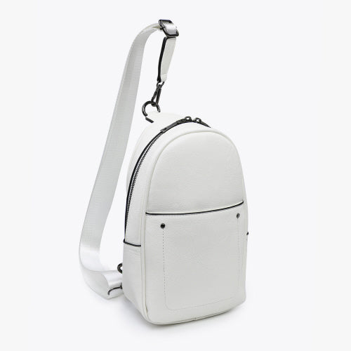 pamela sling bag on a white background