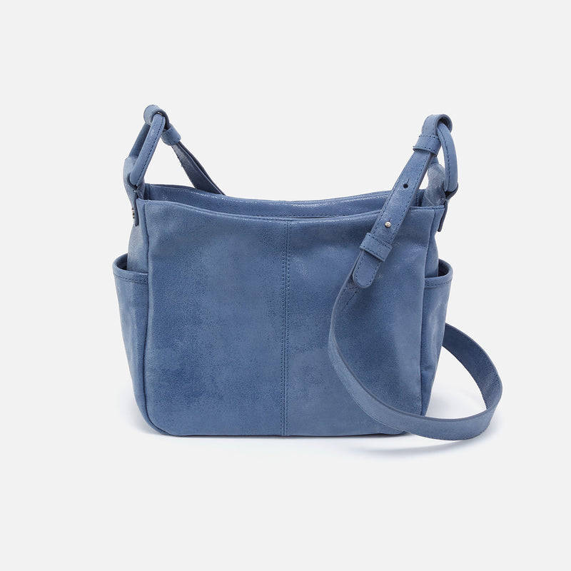 sheila crossbody in azure on a white background