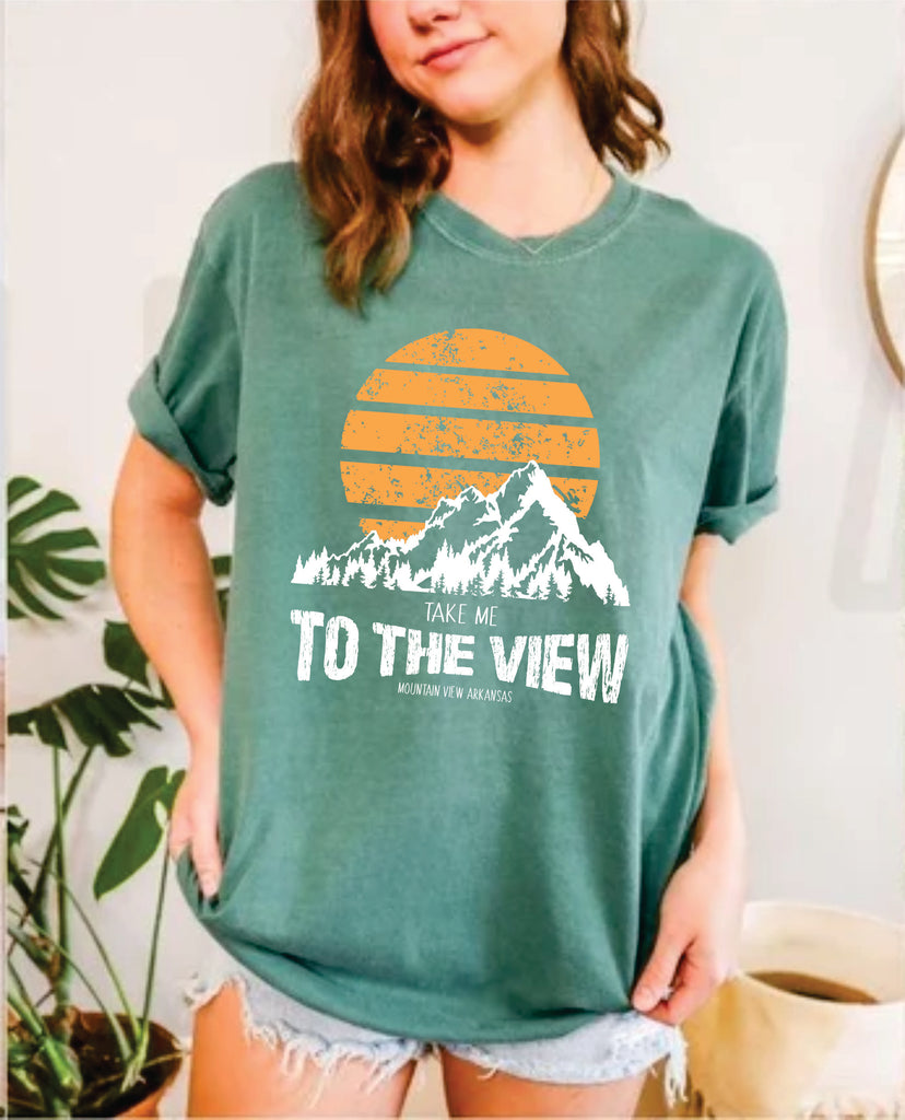 take me to the view tee in front of a white background