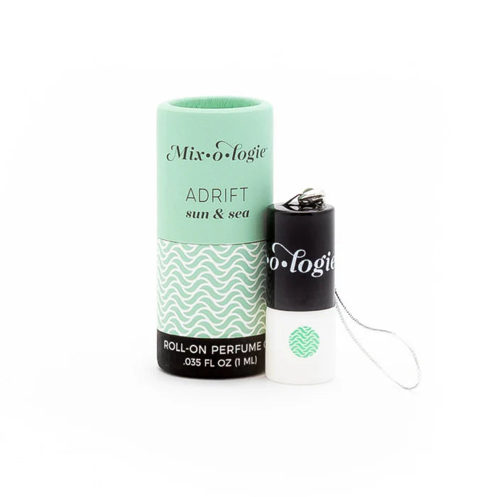 Roll-on perfume with packaging labeled 'Mixologie' on a white background