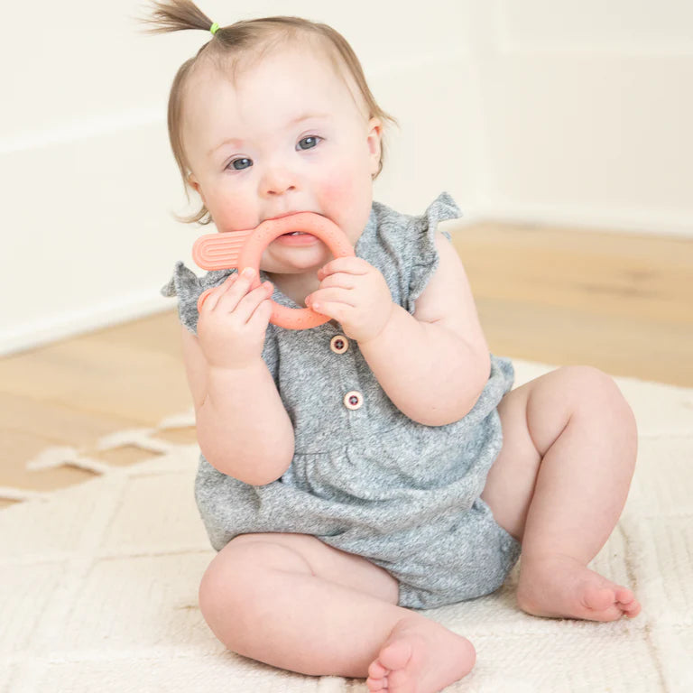 bella tunno rattle teether on a white background