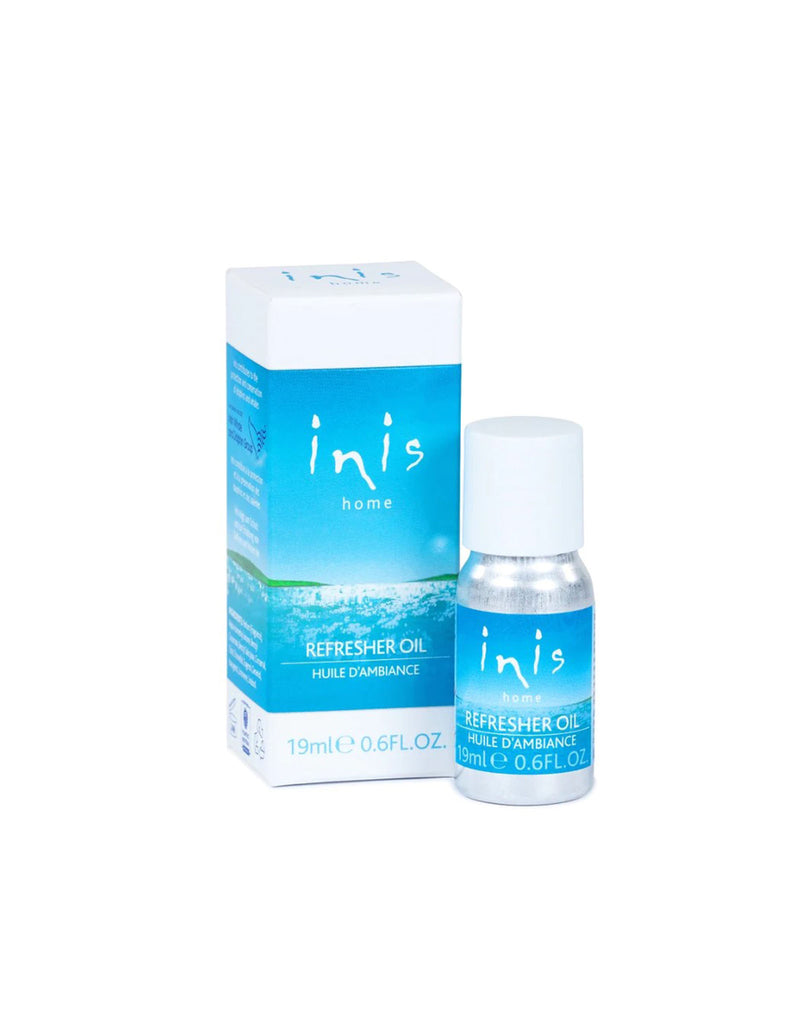 inis home fragrance refresher oil on a white background