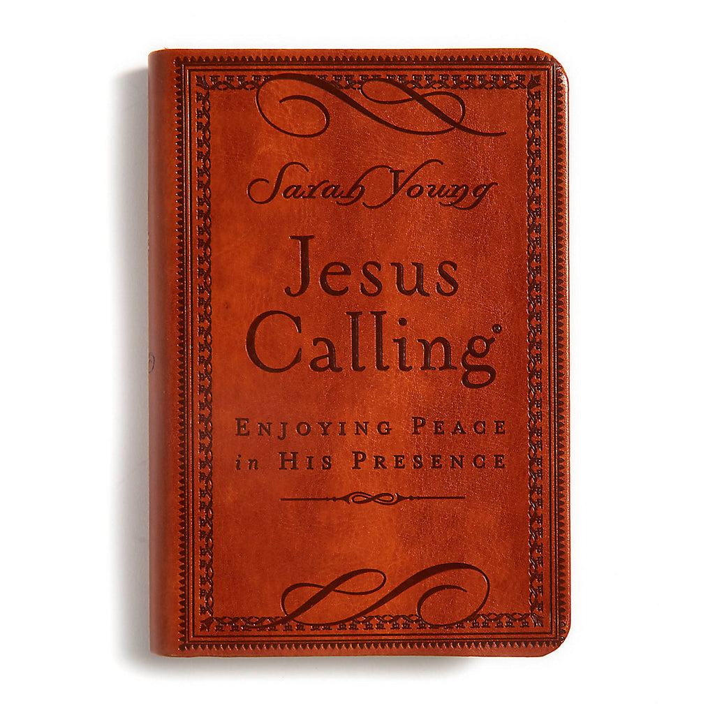 jesus calling devotional book on a white background