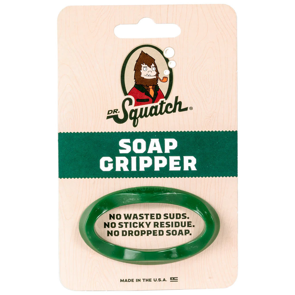 dr. squatch soap gripper on a white background