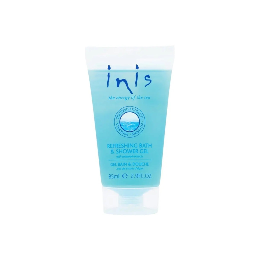 inis the energy of the sea shower gel on a white background