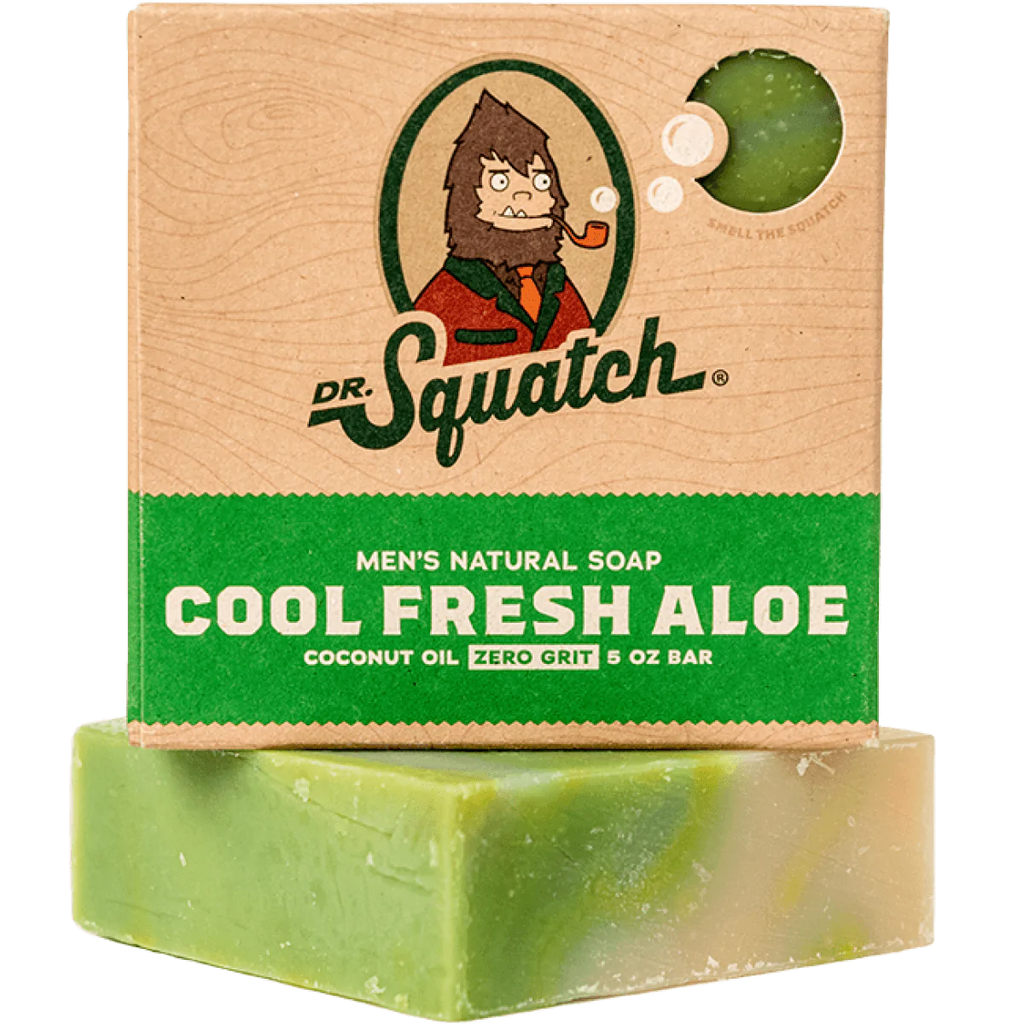 dr squatch cool fresh aloe  on a white background