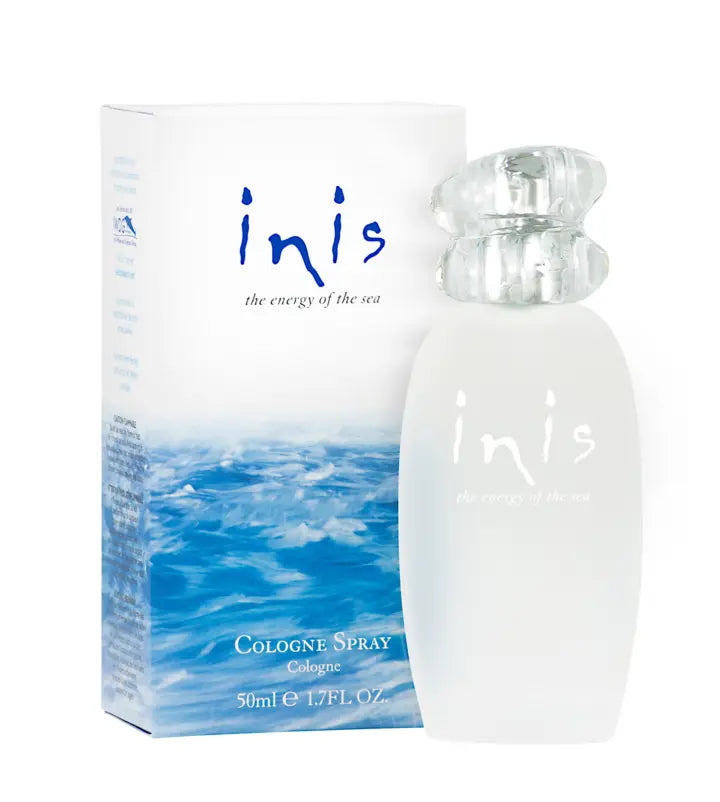 inis the energy of the sea cologne spray on a white background